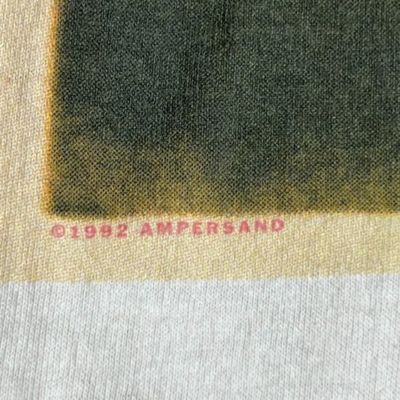 VINTAGE 90s Amelia Earhart Women Fly T-Shirt 1992 Single Stitch Size Medium - Picture 6 of 8